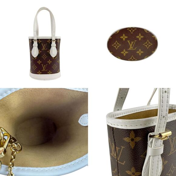 LOUIS VUITTON Authentic Brown Monogram Leather Shoulder Bag - Picture 3 of 5